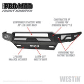 Westin 16-19 Chevy/GMC Silverado/Sierra 1500 Pro-Mod Front Bumper