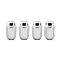 McGard Hex Lug Nut (Cone Seat) 1/2-20 / 13/16 Hex / 1.5in. Length (4-Pack) - Chrome