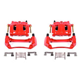 Power Stop 99-03 Ford F-150 Front Red Calipers w/Brackets - Pair