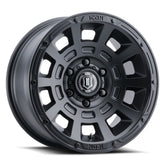 ICON Thrust 17x8.5 6x5.5 0mm Offset 4.75in BS Satin Black Wheel