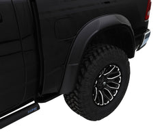 Bushwacker 19-22 Ram 1500 (Excl. Rebel/TRX) 76.3 & 67.4in Bed DRT Style Flares 4pc - Blk / Smooth