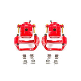 Power Stop 08-15 Toyota Sequoia Rear Red Calipers w/Brackets - Pair