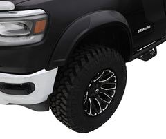 Bushwacker 19-22 Ram 1500 (Excl. Rebel/TRX) 76.3 & 67.4in Bed DRT Style Flares 4pc - Blk / Smooth