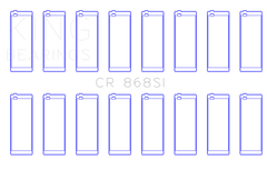 King Ford 281CI/302CI/330CI 4.6L/5.0L/5.4L V8 (Size STD) Rod Bearing Set