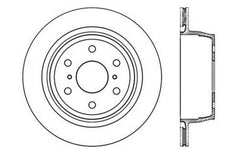 StopTech 07-10 GMC Sierra (w/ Rear Drum) / 07-09 GMC Yukon Rear Left Slotted & Drilled Rotor