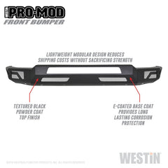 Westin 2019 Dodge Ram 1500 ( Excludes 1500 Classic & Rebel Models ) Pro-Mod Front Bumper