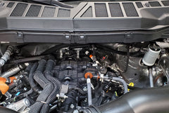 J&L 2021-2024 Ford F-150 3.5L Passenger Side Oil Separator 3.0 - Clear Anodized