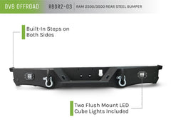DV8 Offroad 19+ Ram 2500/3500 Rear Bumper