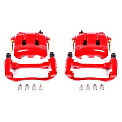 Power Stop 05-14 Ford Mustang Front Red Calipers w/Brackets - Pair