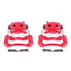 Power Stop 02-05 Dodge Ram 1500 Front Red Calipers w/Brackets - Pair