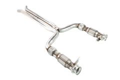 Kooks 2015+ Ford Mustang GT350 5.2L 3in x 2-3/4in Cat SS X-Pipe Kooks HDR Req