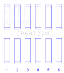 King Engine Bearings Toyota 1GR-FE Connecting Rod Bearing Set - Size STD