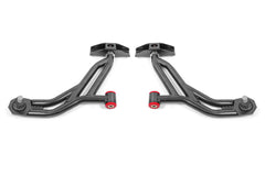 BMR 10-14 Ford Mustang Adj. Lower A-Arms Delrin/Rod End w/ 19mm STD. Ball Joint - Black Hammertone