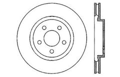 StopTech 05-09 Chrysler 300 (5.7L V8 exc SRT-8) Rear Right Slotted & Drilled Rotor